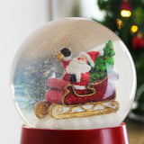 Personalised Musical Santa Snow Globe