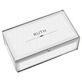 Personalised Classic Mirrored Jewellery Box.