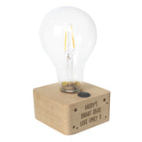 Personalised Stars LED Bulb Table Lamp.