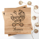 Personalised Baby Boy Photo Memory Cube.